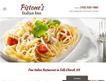 Tablet Screenshot of pistoneitalianinn.com